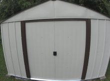 Building An Arrow 8x10 Metal Storage Shed With Instructions And for size 1280 X 720