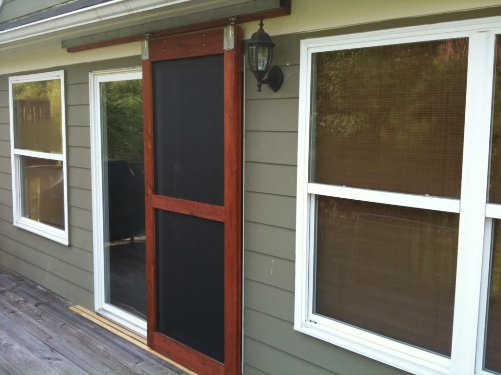 Built A Sliding Screen Door The Garage Journal Board Home for measurements 1024 X 768