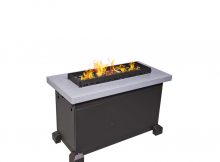 Camp Chef Monterey Propane Gas Fire Pit In Gray With Windscreen intended for dimensions 1000 X 1000