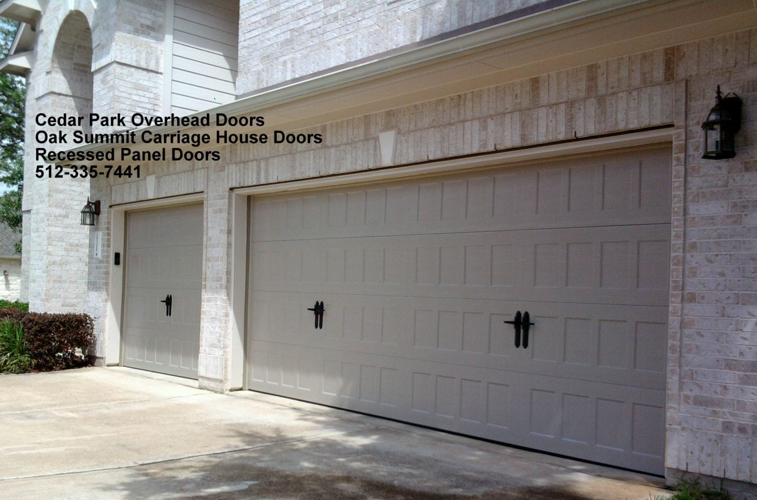 Carriage Style Garage Doors In Austin Tx Cedar Park Overhead Doors with sizing 1551 X 1024