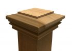 Cedar Plateau Wood Post Cap For 35 X 35 Fence And Deck Posts intended for sizing 2766 X 2766
