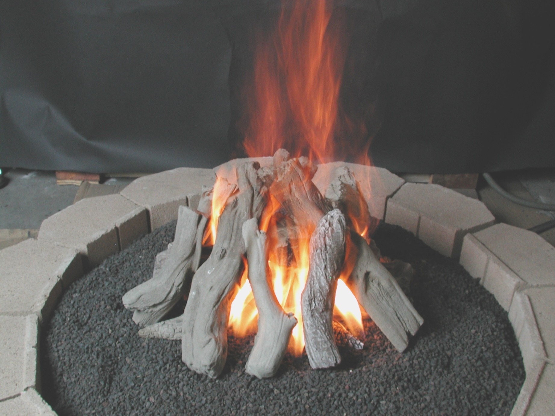 Ceramic Logs For Gas Fire Pit Outdoor Gas Logs Fire Pit And within dimensions 1843 X 1382