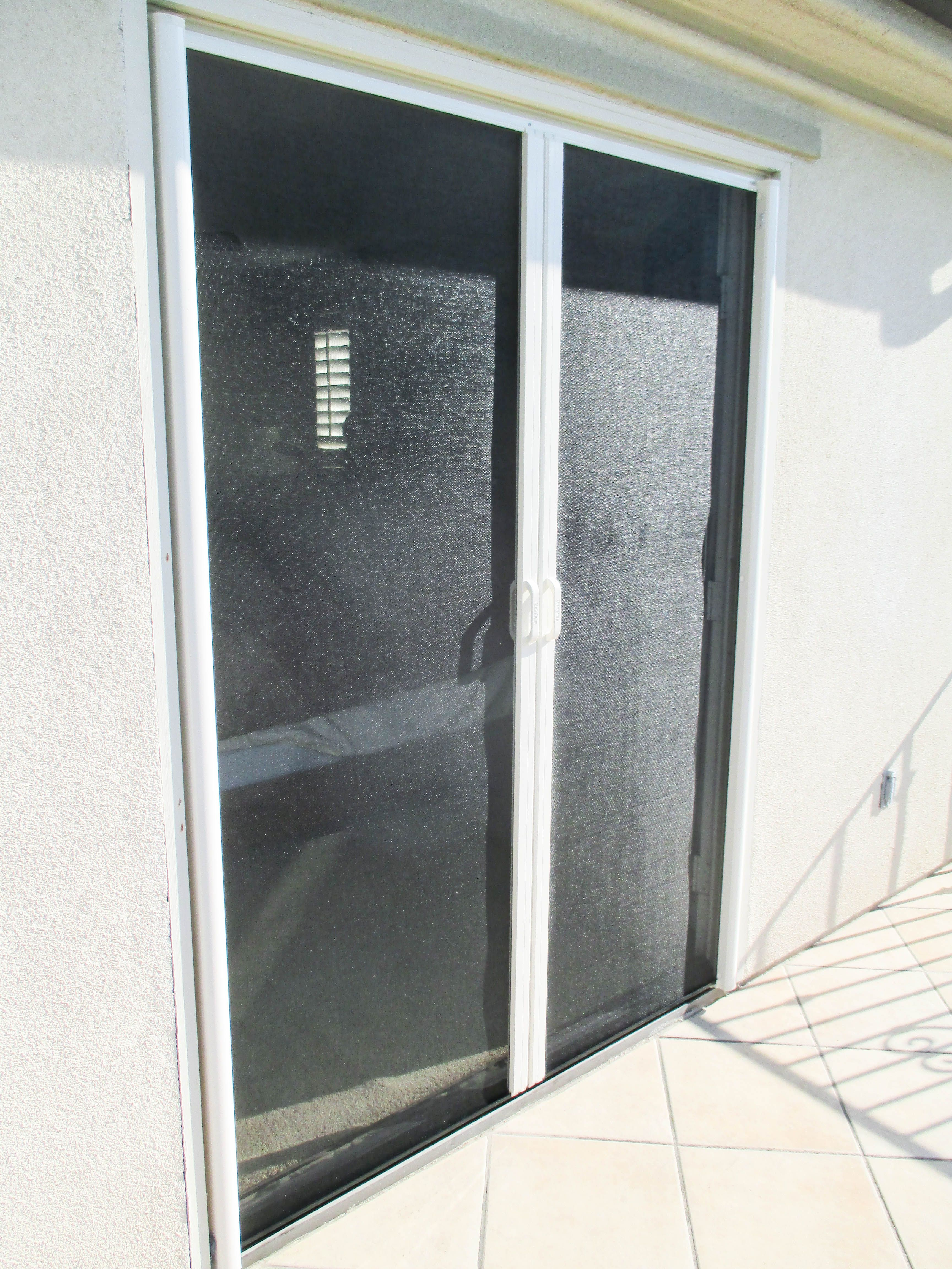 Check Out These White Framed Double Retractable Screen Doors With pertaining to size 3456 X 4608