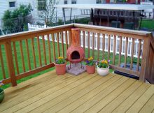 Chiminea Safe On Wood Deck Decks Ideas inside measurements 1632 X 1224