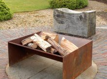 Chunk Welded Steel Fire Pit Magma Firepits Notonthehighstreet with size 900 X 900