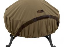 Classic Accessories Hickory 60 In Round Fire Pit Cover 55 198 regarding measurements 1000 X 1000