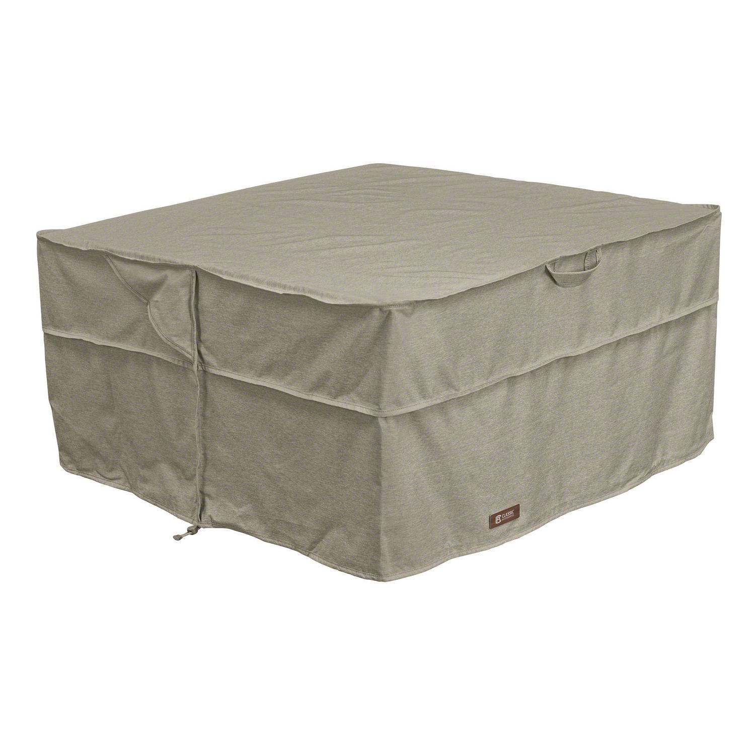 Classic Accessories Montlake Fadesafe Square Fire Pittable Cover inside size 1500 X 1500