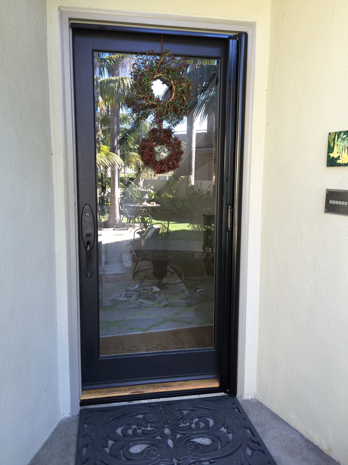 Clear View Retractable Screen Door Pictures And Recent Installations for measurements 1224 X 1632