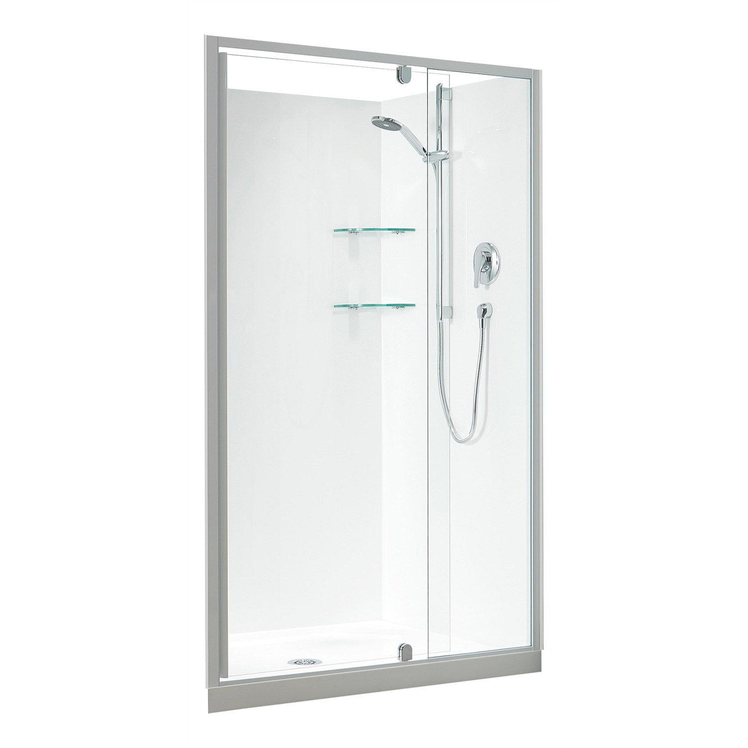 Clearlite Sierra 1200mm 3 Sided Rectangle Shower Enclosure pertaining to proportions 1500 X 1500