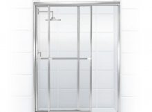 Coastal Shower Doors Paragon Series 44 In X 66 In Framed Sliding with size 1000 X 1000