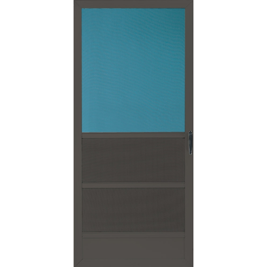 Comfort Bilt Oceanview Brown Aluminum Hinged Screen Door Common 36 inside dimensions 900 X 900