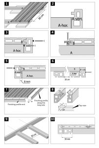 Composite Decking Fixing Instructions with measurements 1124 X 1672