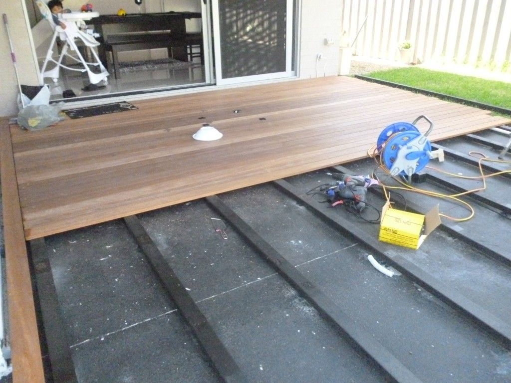 Concrete On Wood Deck Home Garden Decoration regarding sizing 1024 X 768