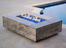 Concrete Outdoor Fire Pit Propane Natural Gas Fire Pit within size 3936 X 2624