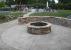 Concrete Patio With Fire Pits Pictures Fire Pit Sitting Wall pertaining to dimensions 1536 X 1152