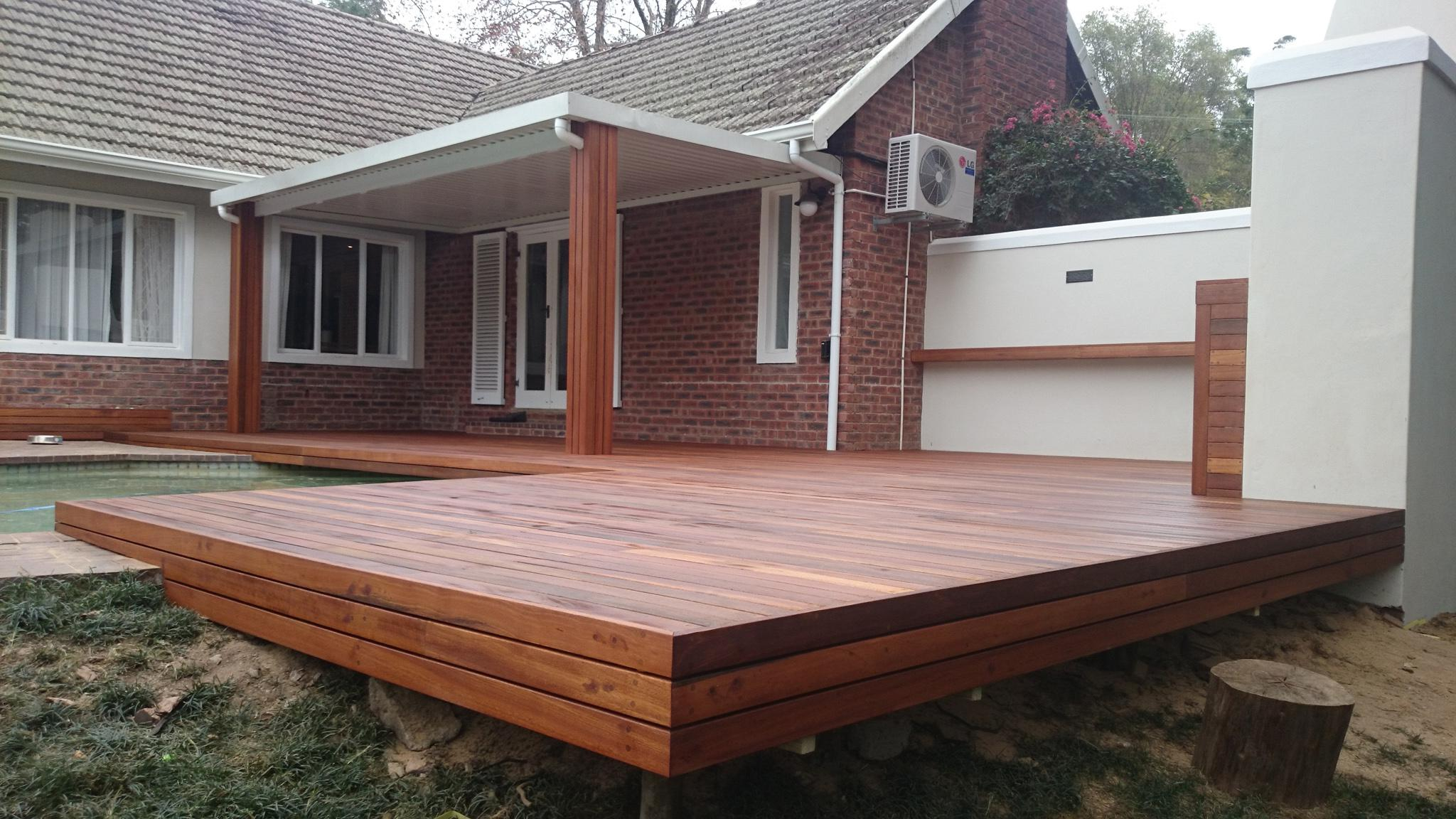 Contemporary Design Wooden Patio Deck Ideas Chocoaddicts Tierra pertaining to measurements 2048 X 1152