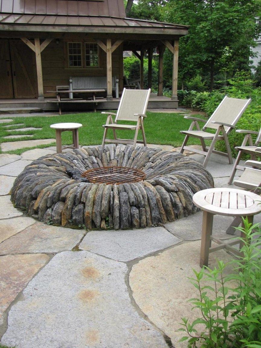 Cool Diy Backyard Fire Pit Ideas With Comfy Seating Area Design for dimensions 864 X 1152