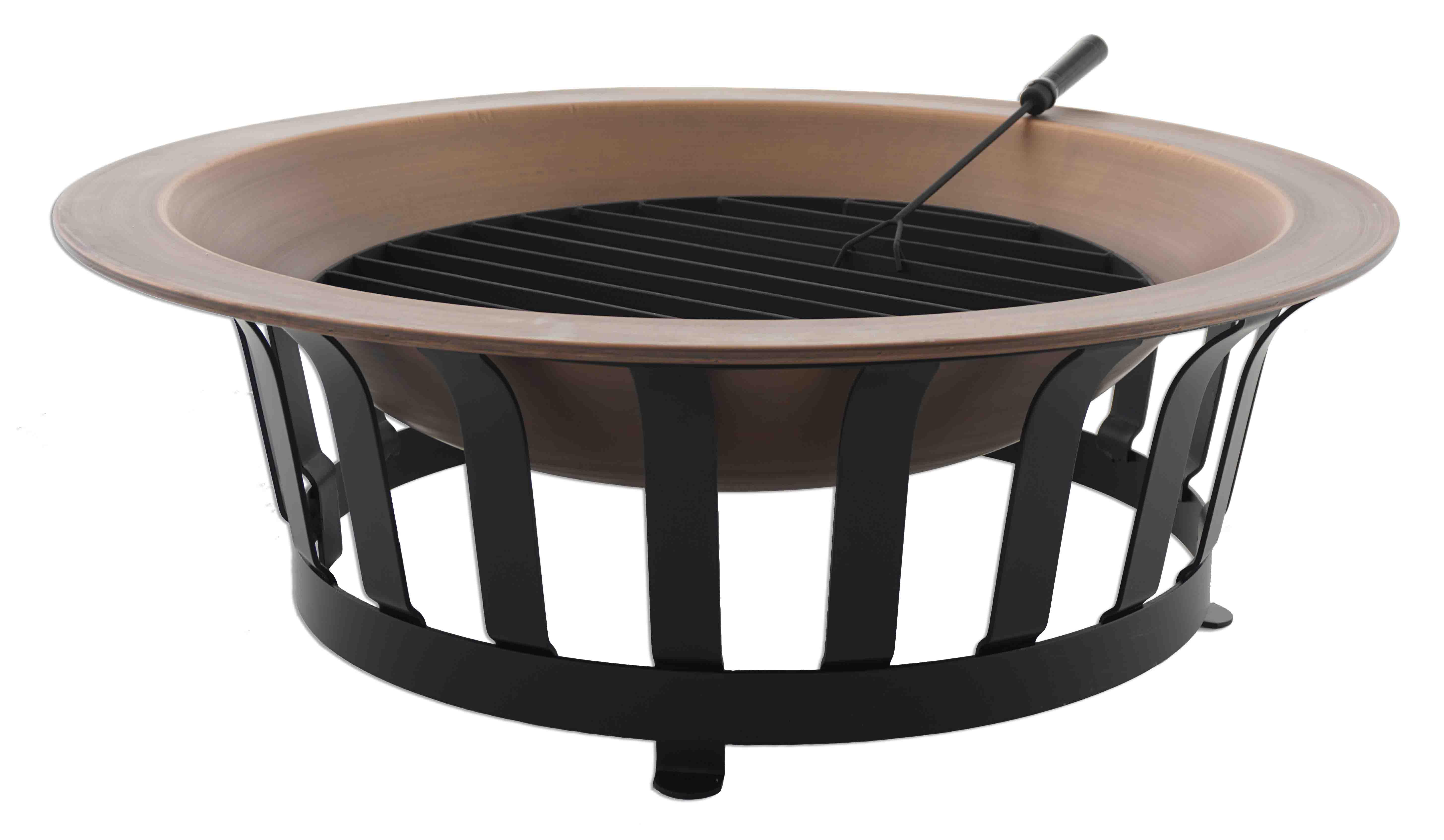 Copper Fire Pit Outdoor Fire Bowl Wood Burning Fire Ring For Patio in proportions 5822 X 3387