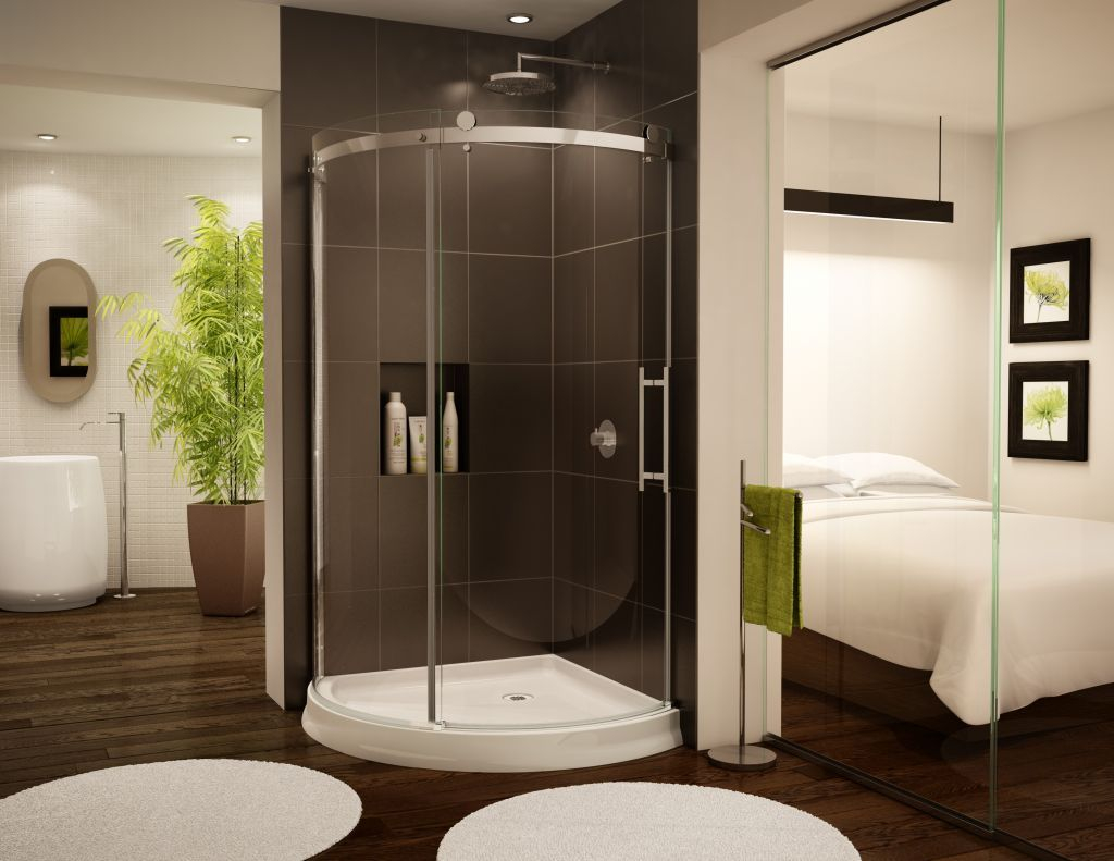Curved Bent Glass Shower Enclosures Cool But Can They Be regarding size 1024 X 791