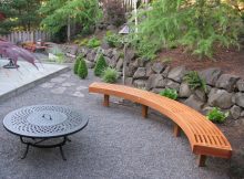 Curved Garden Bench From Cedar Laminations 7 Steps With Pictures intended for proportions 1024 X 768