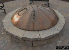 Custom Made Metal Fire Pit Cover Need Snuffer Lid For Fire Pit When inside size 1154 X 769