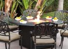 Darlee Elisabeth 7 Piece Cast Aluminum Patio Fire Pit Dining Set intended for dimensions 1496 X 1496