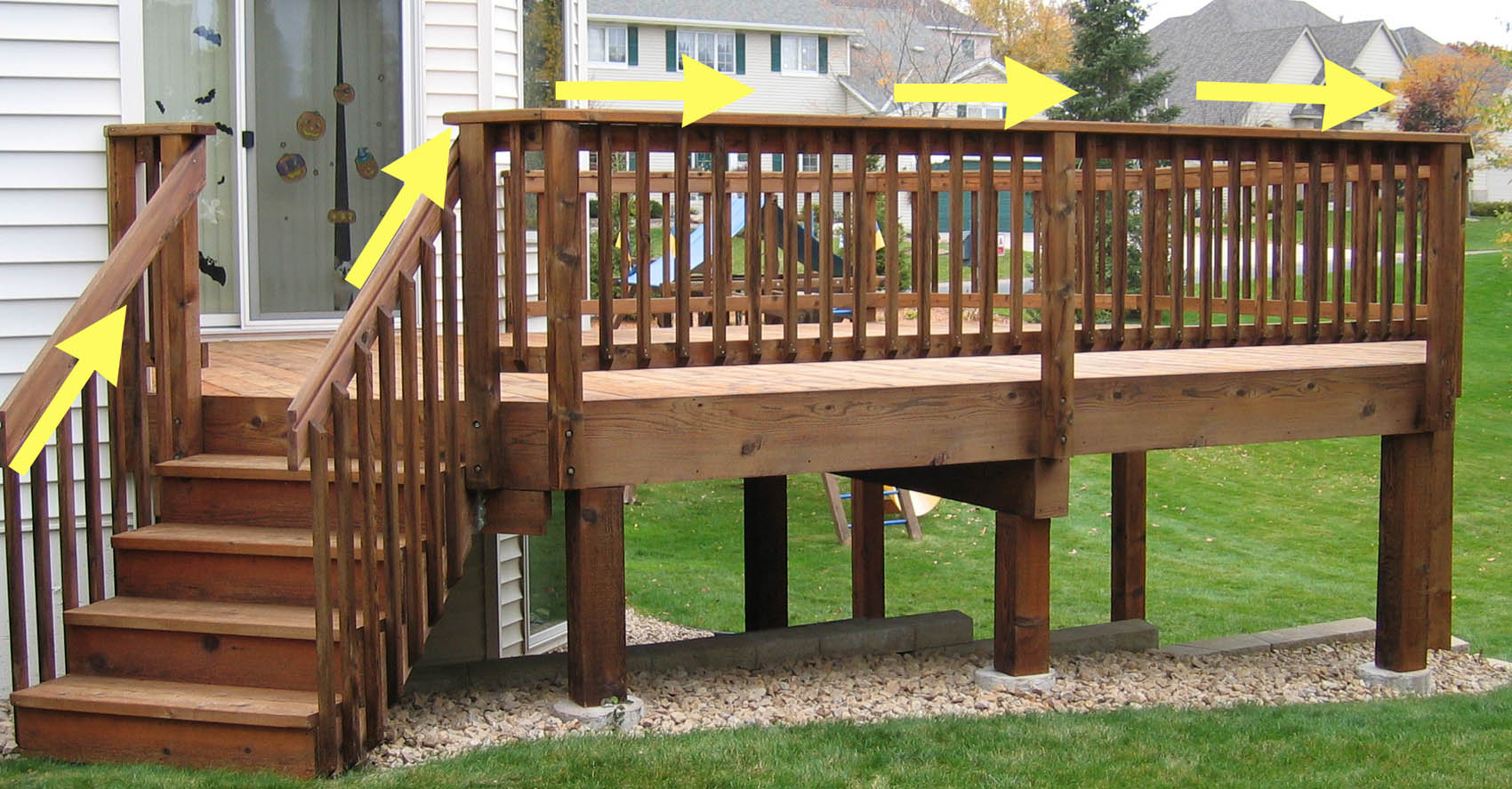 Deck Design Wood Deck Railing Design Ideas The Metal Deck Throughout regarding dimensions 1700 X 887