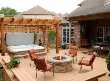 Deck Designs With Hot Tub And Fire Pit Decks Ideas pertaining to dimensions 1430 X 957
