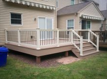 Deck Railing And Spindles Vinyl And Wood Deck Rails Decks R Us with regard to measurements 1200 X 900