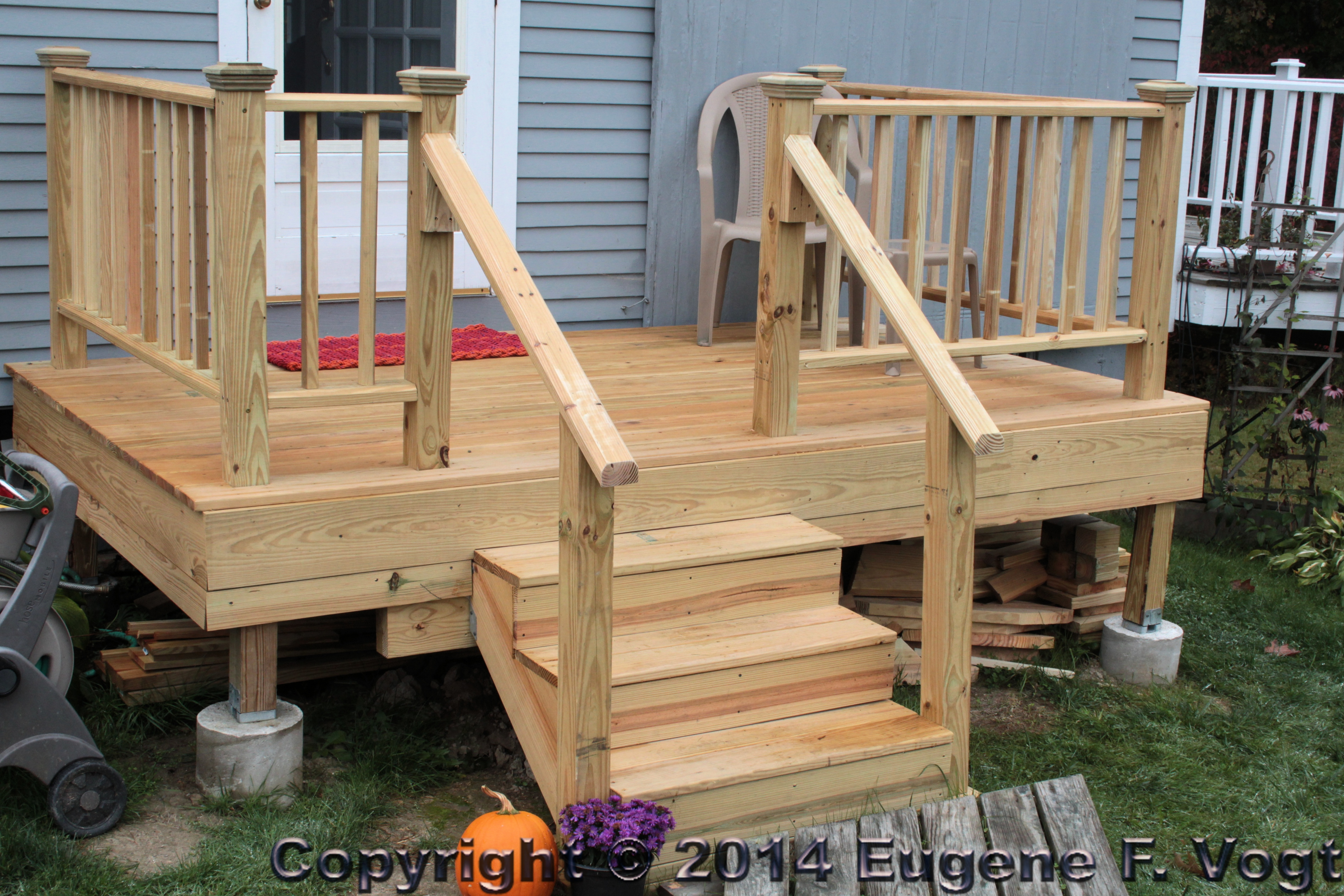 Deck Railing Posts Inside Or Outside Tips Before Diy Installing inside dimensions 4640 X 3094
