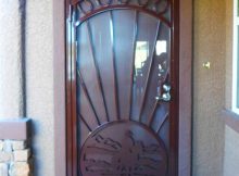 Decorative Wrought Iron Screen Doors Home Ideas Security Door in dimensions 787 X 1064