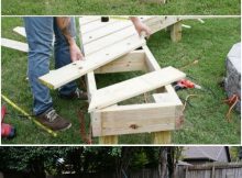 Diy Curved Fire Pit Bench Awesome Step Big Blue House Remodel In intended for proportions 728 X 1200