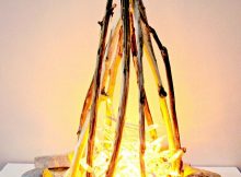 Diy Flameless Fire Pit A Piece Of Creativity Diy Flameless Fire with sizing 1200 X 1600