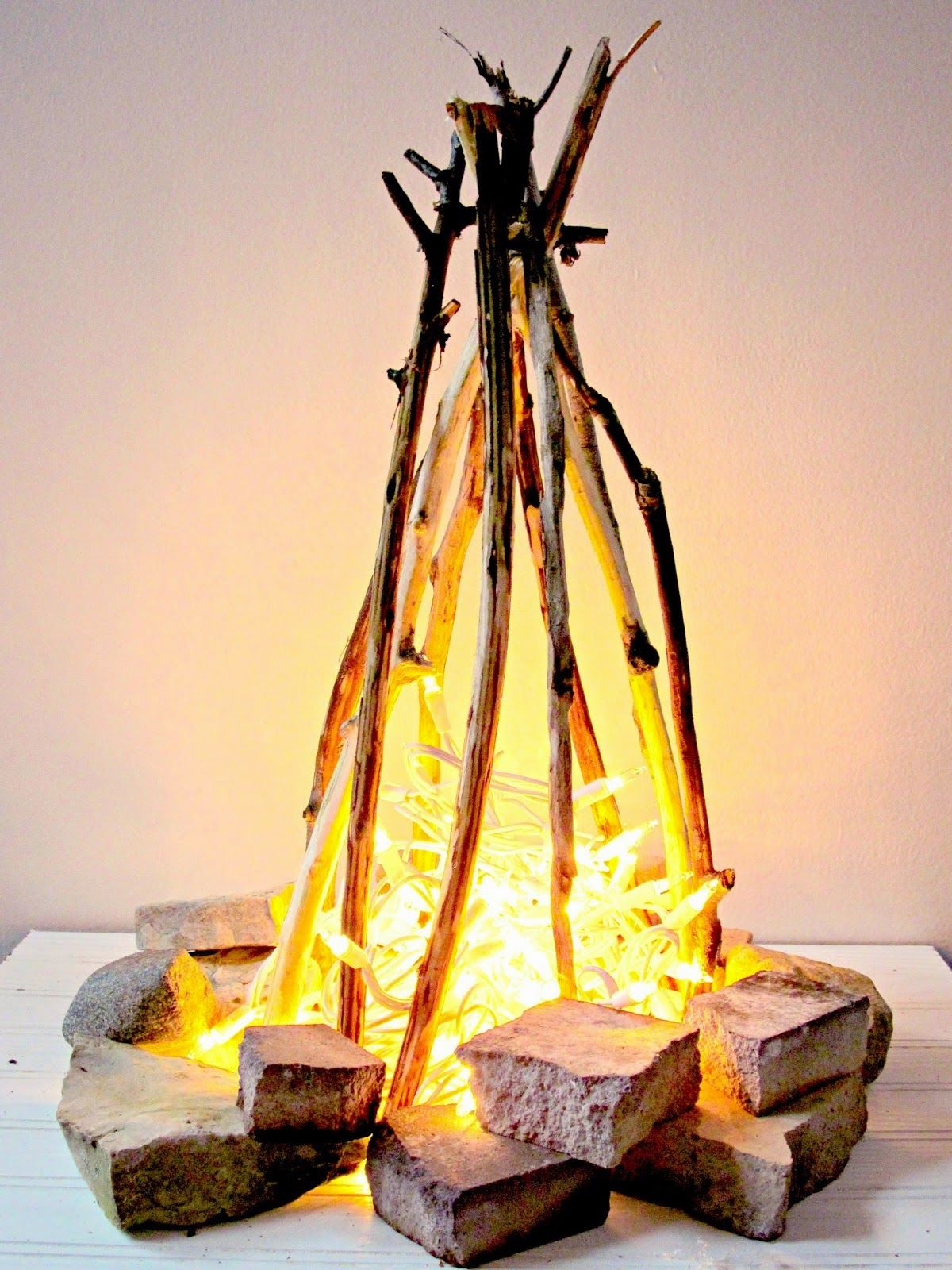 Diy Flameless Fire Pit A Piece Of Creativity Diy Flameless Fire with sizing 1200 X 1600