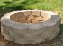 Diy Outdoor Brick Fire Pit Fireplace Design Ideas in dimensions 1063 X 1600