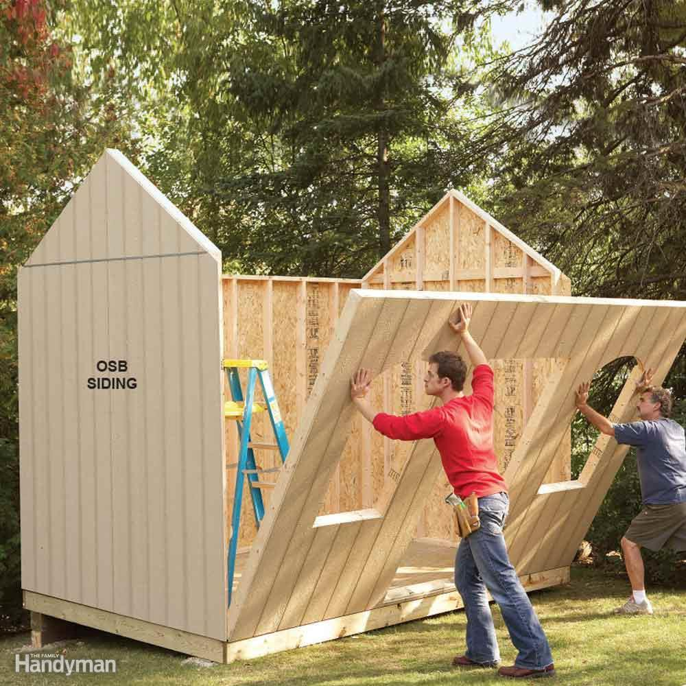 Diy Shed Building Tips The Family Handyman inside measurements 1000 X 1000