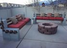 Diy We Built Outdoor Benches And A Firepit For A Cozy Backyard pertaining to size 3264 X 2448