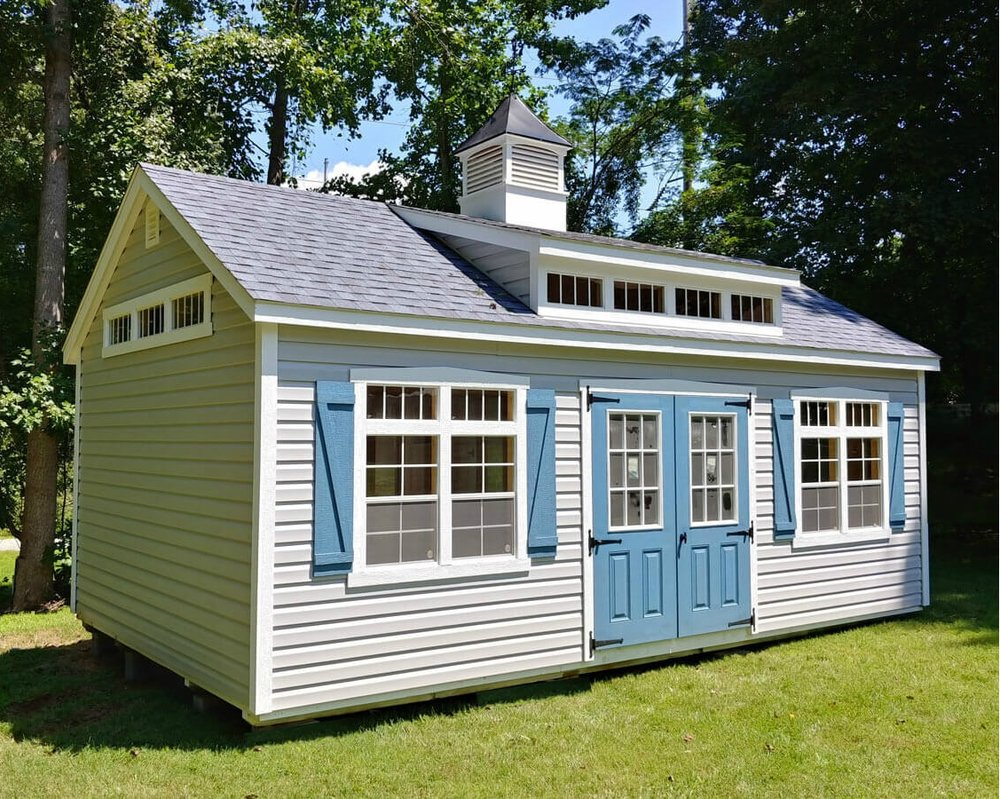Dormers Custom Shed Options Liberty Storage Solutions with measurements 1000 X 799