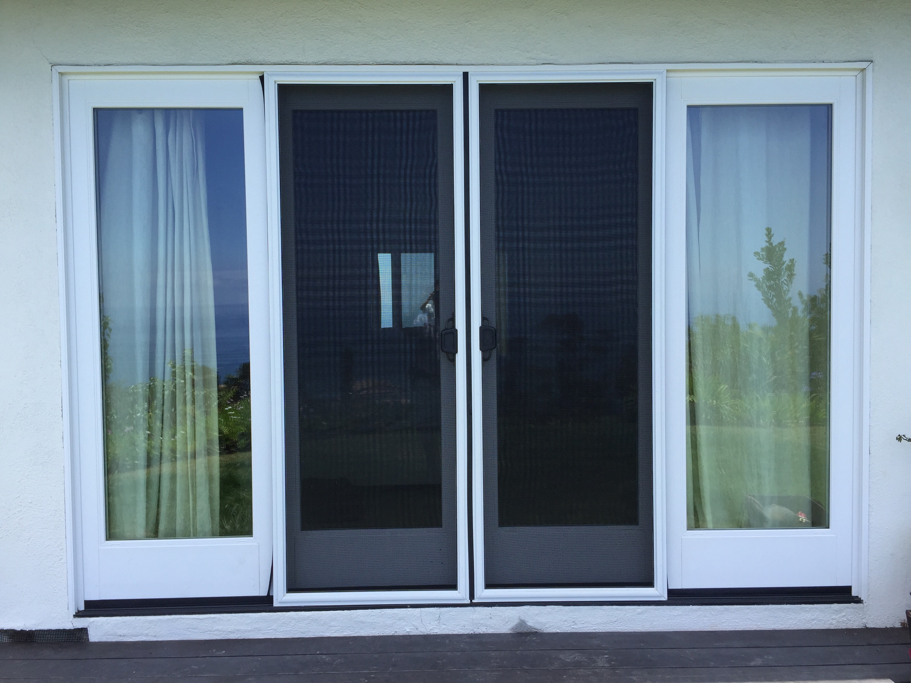 Double Sliding Screen Door Rescreening In Malibu With Pet Screen with sizing 3000 X 2250