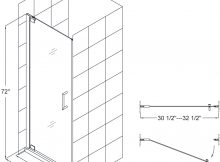 Dreamline Showers Elegance Pivot Shower Door with proportions 1000 X 1000