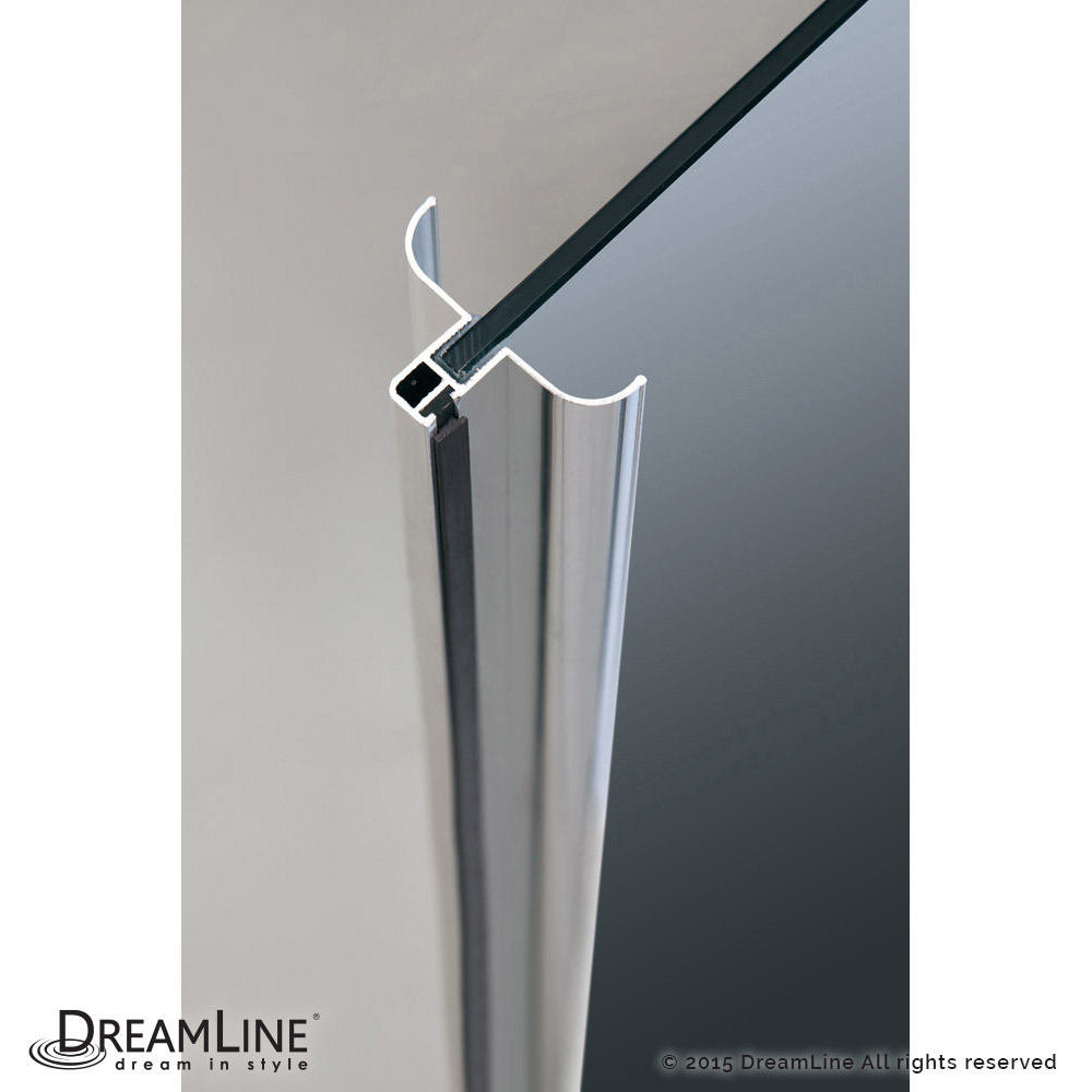 Dreamline Showers Flex Pivot Shower Door throughout dimensions 1000 X 1000