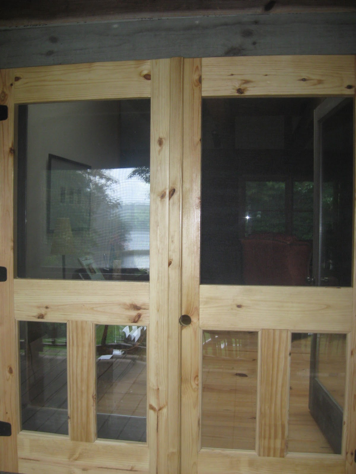 Dufour Woodworks Custom Screen Doors With Plexiglass Panels in dimensions 1200 X 1600