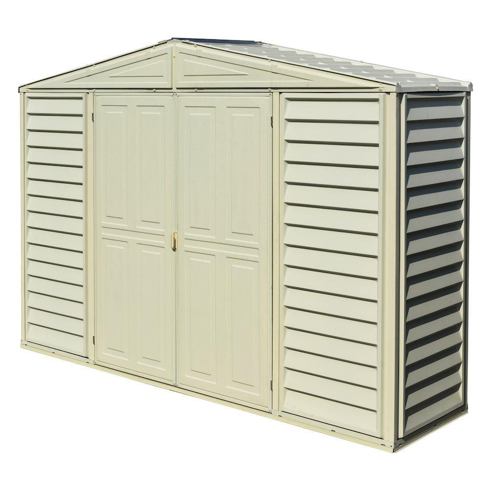 Duramax Building Products Sidepro 105 Ft X 3 Ft Vinyl Shed 98001 for measurements 1000 X 1000