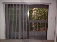 Electric Patio Door Shades Grande Room Patio Door Shades Hang throughout proportions 1280 X 960