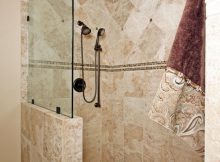 Elegant Shower Without Glass Picture Of Walk In Door Tile for proportions 768 X 1024