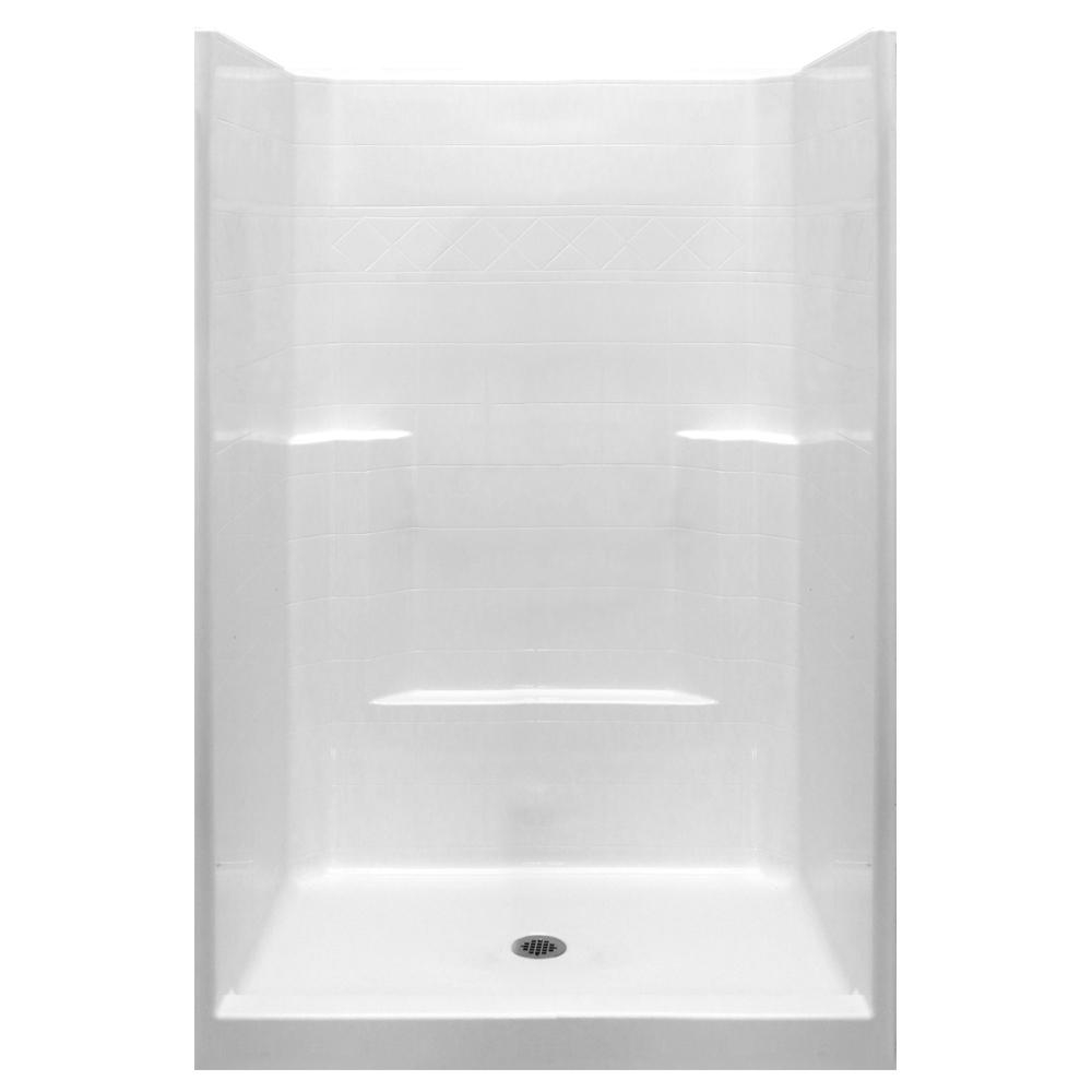 Ella Standard 37 In X 48 In X 80 In 1 Piece Low Threshold Shower for sizing 1000 X 1000