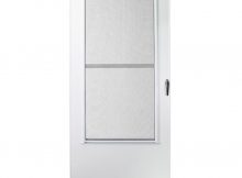 Emco 36 In X 80 In 100 Series White Self Storing Storm Door E1ss intended for proportions 1000 X 1000