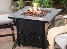 Endless Summer Slate Mosaic Propane Fire Pit Table With Free Cover in dimensions 3200 X 3200