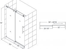 Enigma X Sliding Shower Door Actt Kitchen Bath inside sizing 1000 X 1000