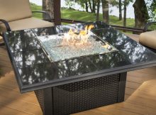 Exterior Electric Fires Black Marble Fire Pits Square Electric Top regarding measurements 1140 X 761
